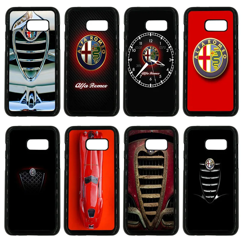 Сотовый Чехол для телефона с принтом Тачки Alfa Romeo Логотип Жесткий ПК чехол Samsung