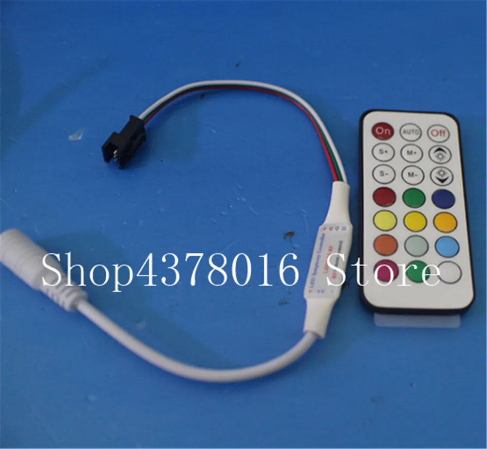 21 клавиша DC5V 12V WS2811 WS2812 RF LED контроллер Led Pixel для 1903 6812 полноцветная RGB светодиодная