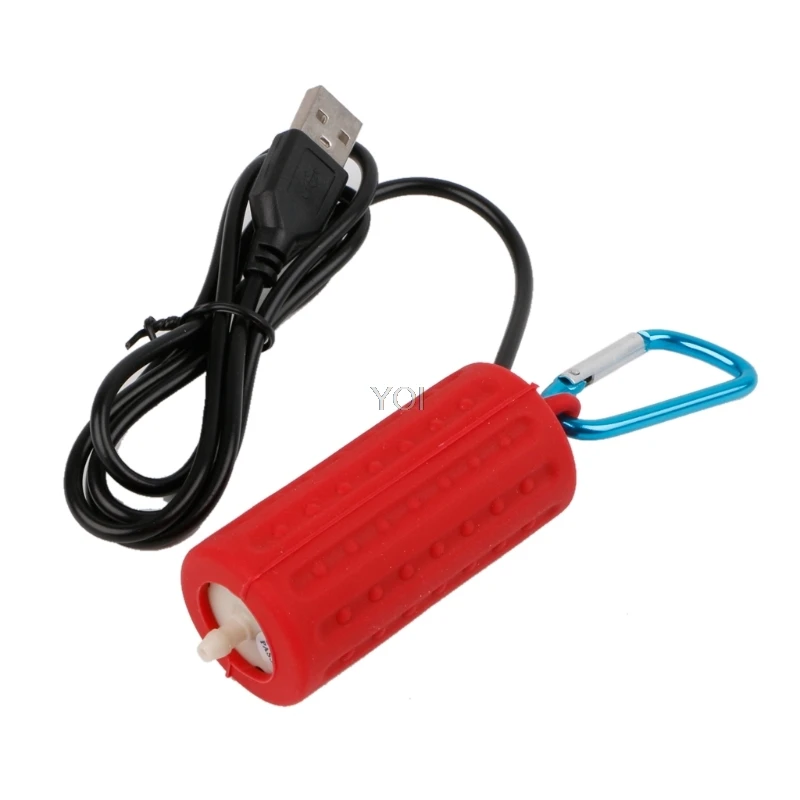 Портативный Миниатюрный аквариум с USB аквариумом кислородный воздушный насос