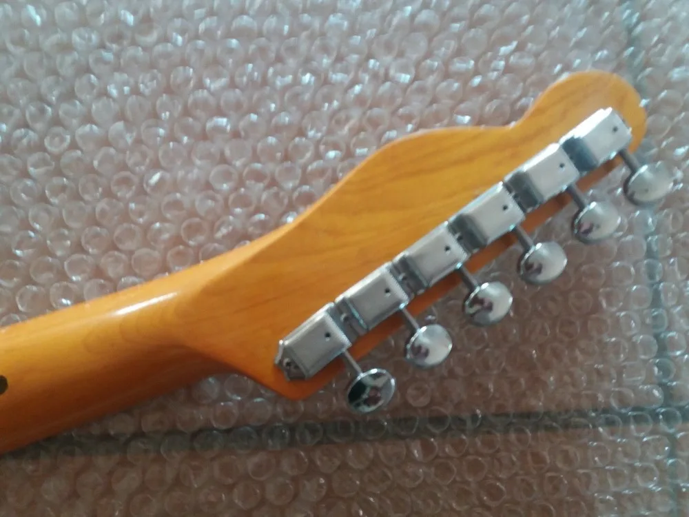 Винтажные тюнеры Maple 21 frets с воротником для гитары желтые | Спорт и развлечения