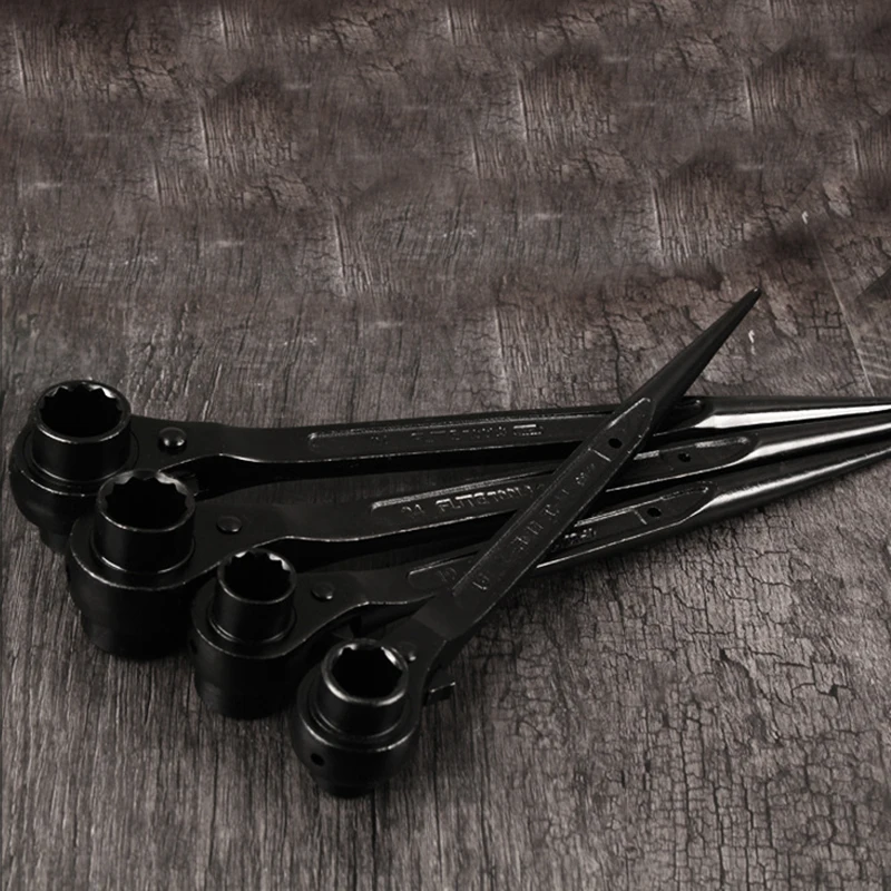 Трещоточный ключ твердый гаечный 24*27 мм профессиональный инструмент для