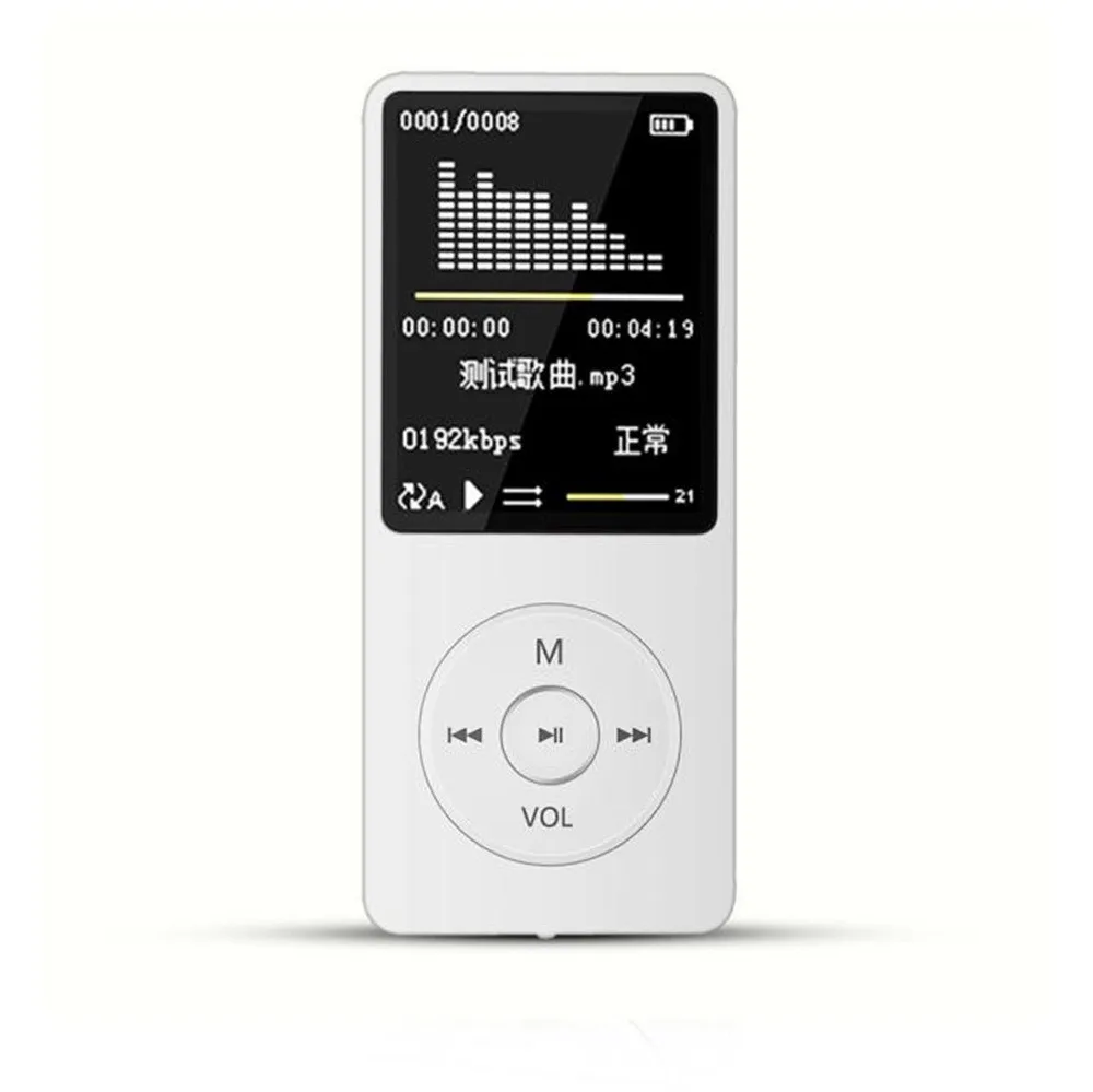 70 часов воспроизведения MP3 музыкальный плеер без потерь FM рекордер TF