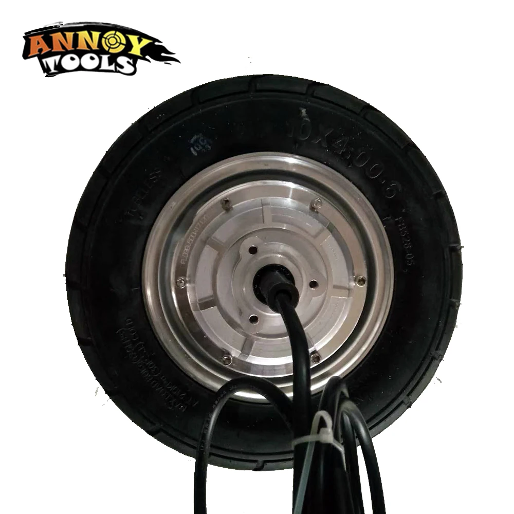 Мотор колесо 9 &quot24V36V 500W одиночный вал Электрический мотор для коляски ступица