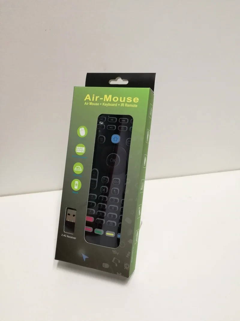 Русская T3 подсветка микрофон 2,4G Fly Air мышь с микрофоном мини клавиатура ИК Обучение беспроводной пульт дистанционного управления геймпад с подсветкой
