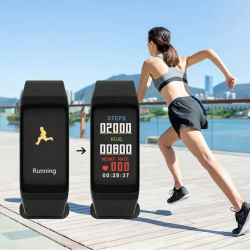 Bluetooth Smart спортивные часы с браслетом счетчик шагов и калорий сердечного ритма приборы для измерения артериального давления фитнес трекер для мужчин женщин ios