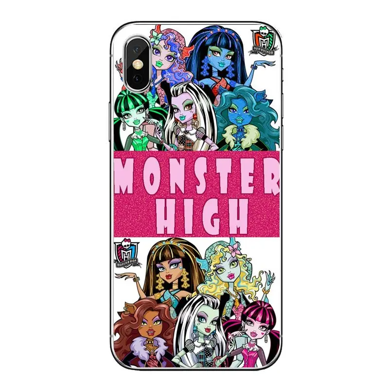 For Xiaomi Mi A1 A2 5X 6X 8 lite SE Pro Max Mix 2 2S 3 Mi5 Mi5S TPU Transparent Case Covers Monsters High school Girl Art Poster |