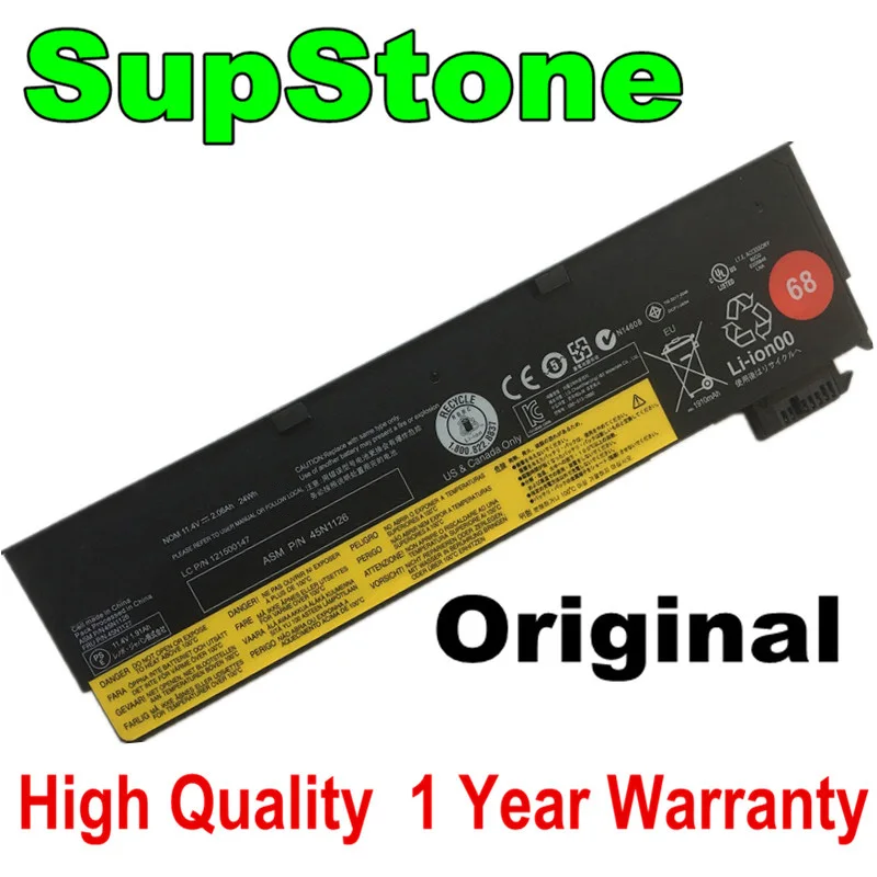

SupStone натуральная 45N1126 ноутбук Батарея для lenovo ThinkPad X240 T440S T440 X250 T450S X260 S440 S540 45N1130 45N1131 45N1127