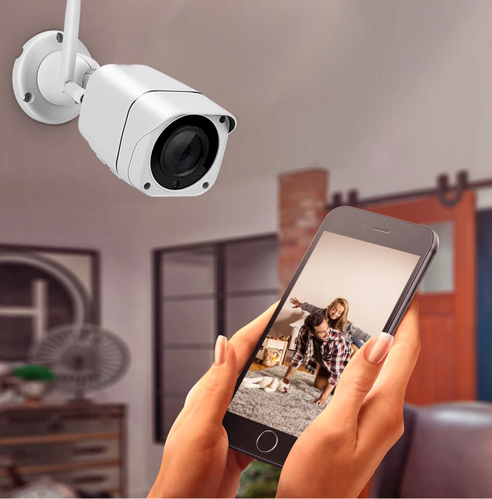 1080P HD Беспроводная Wi-Fi камера Безопасности уличная домашняя IP камера IMX307 Onvif ночное видение CCTV видеонаблюдение двухстороннее аудио