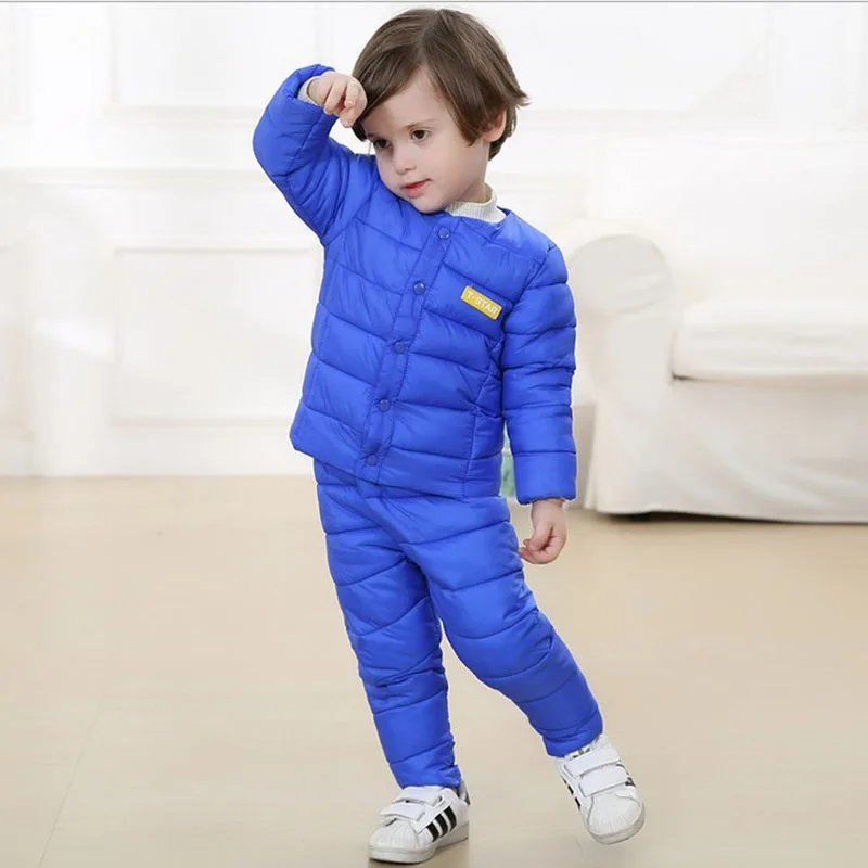 Зимний костюм куртка Комплект детской пуховое одежды Из 2 предметов пальто+брюки