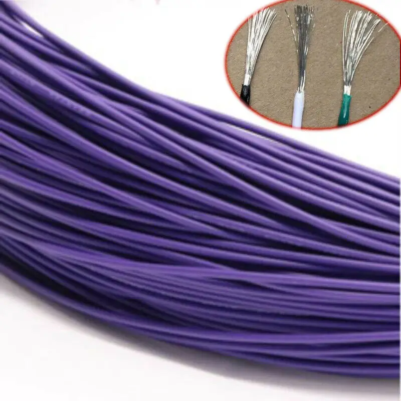 

12~24AWG UL1015 Purple Electronic Wire Flexible Stranded Cable Cord Tin Copper Environmental Protection Wires 1/2/3/5/10/20Meter
