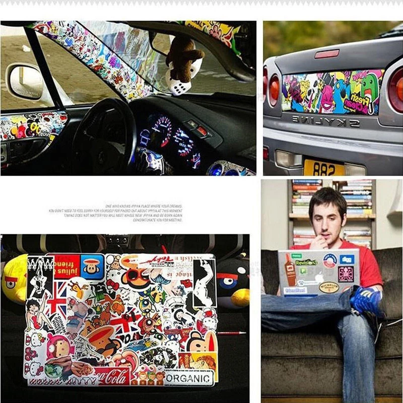 50 шт. ноутбук Стикеры для Microsoft Surface Pro 4 5 Ipad Air 2 Mini планшет путешествий крытого