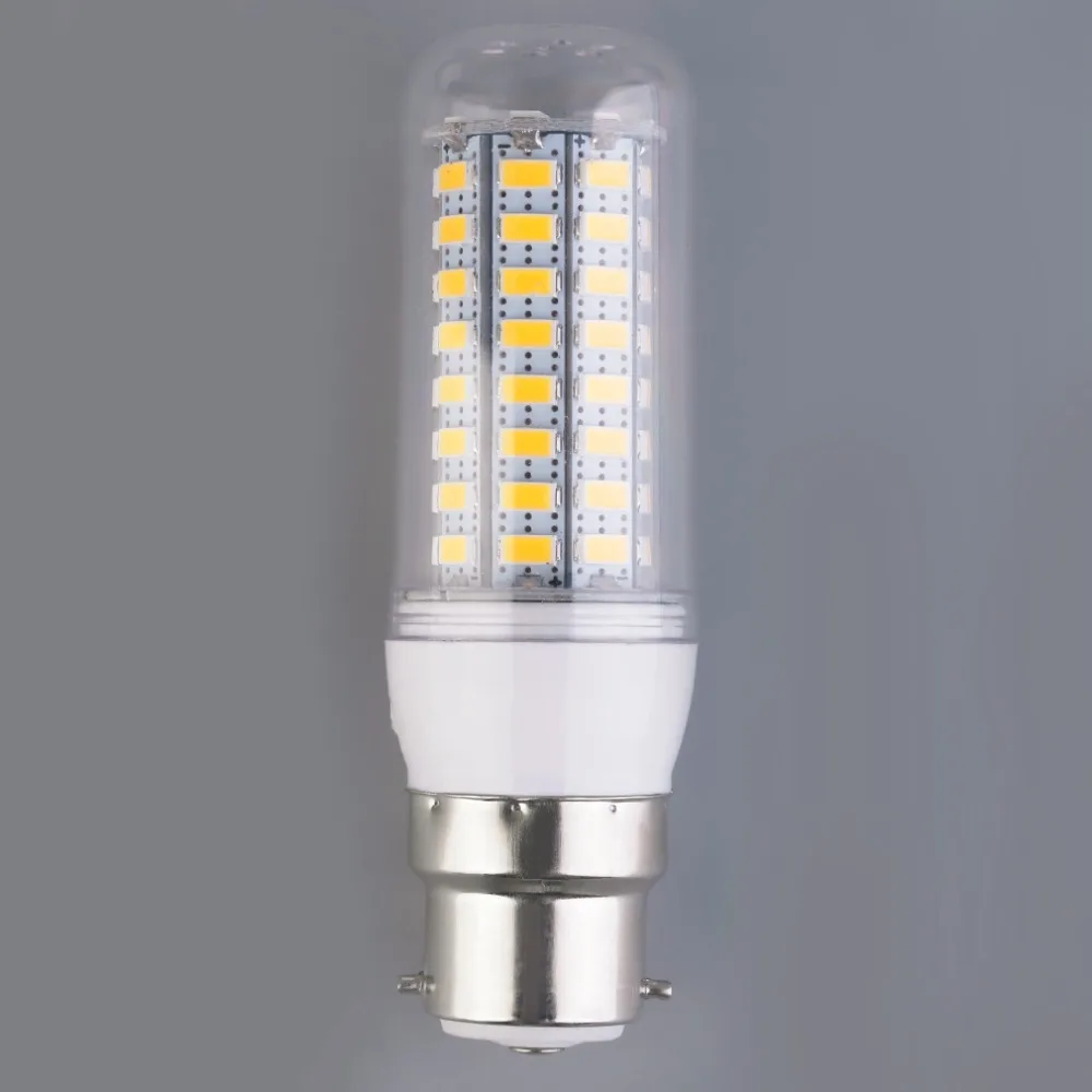 72 шт. 5730 SMD 25 Вт 220 В B22 СВЕТОДИОДНАЯ Лампа для кукурузы теплый белый/белый свет