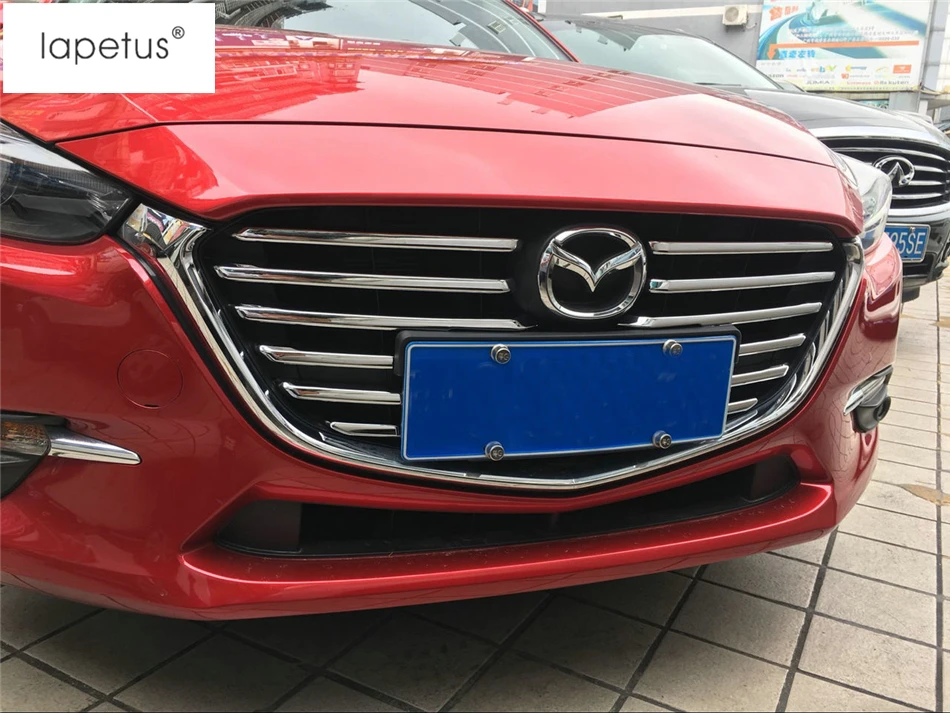 Аксессуары для Mazda 3 AXELA седан хэтчбек 2017 2018 передняя решетка гриля Декоративная