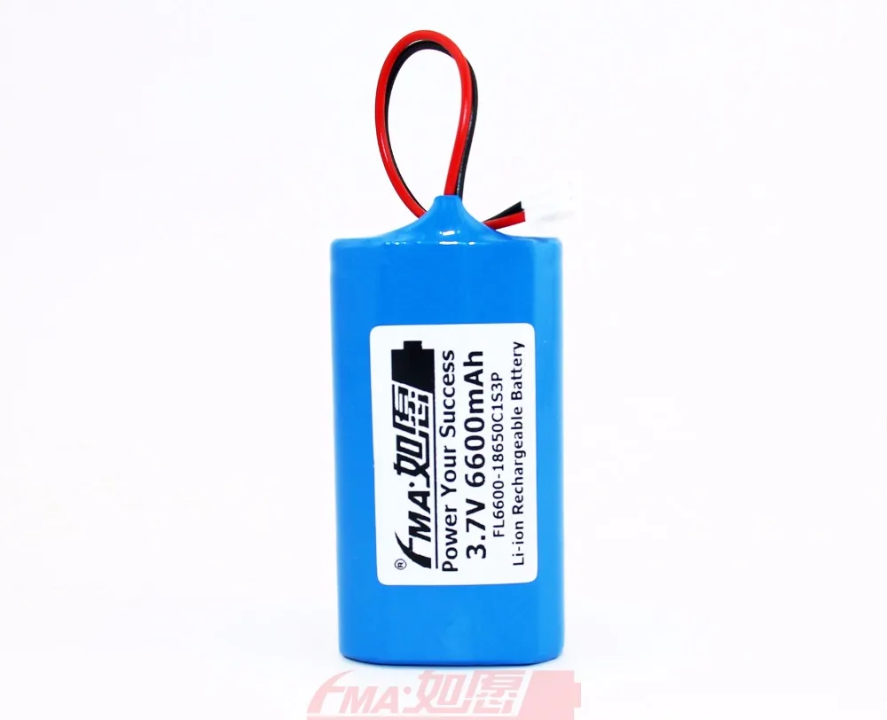 FMA рыболовная легкая батарея li-ion 18650 1S3P 3 7 V 6600mAh w/PCM внутри 2P Вилка HT | Электроника