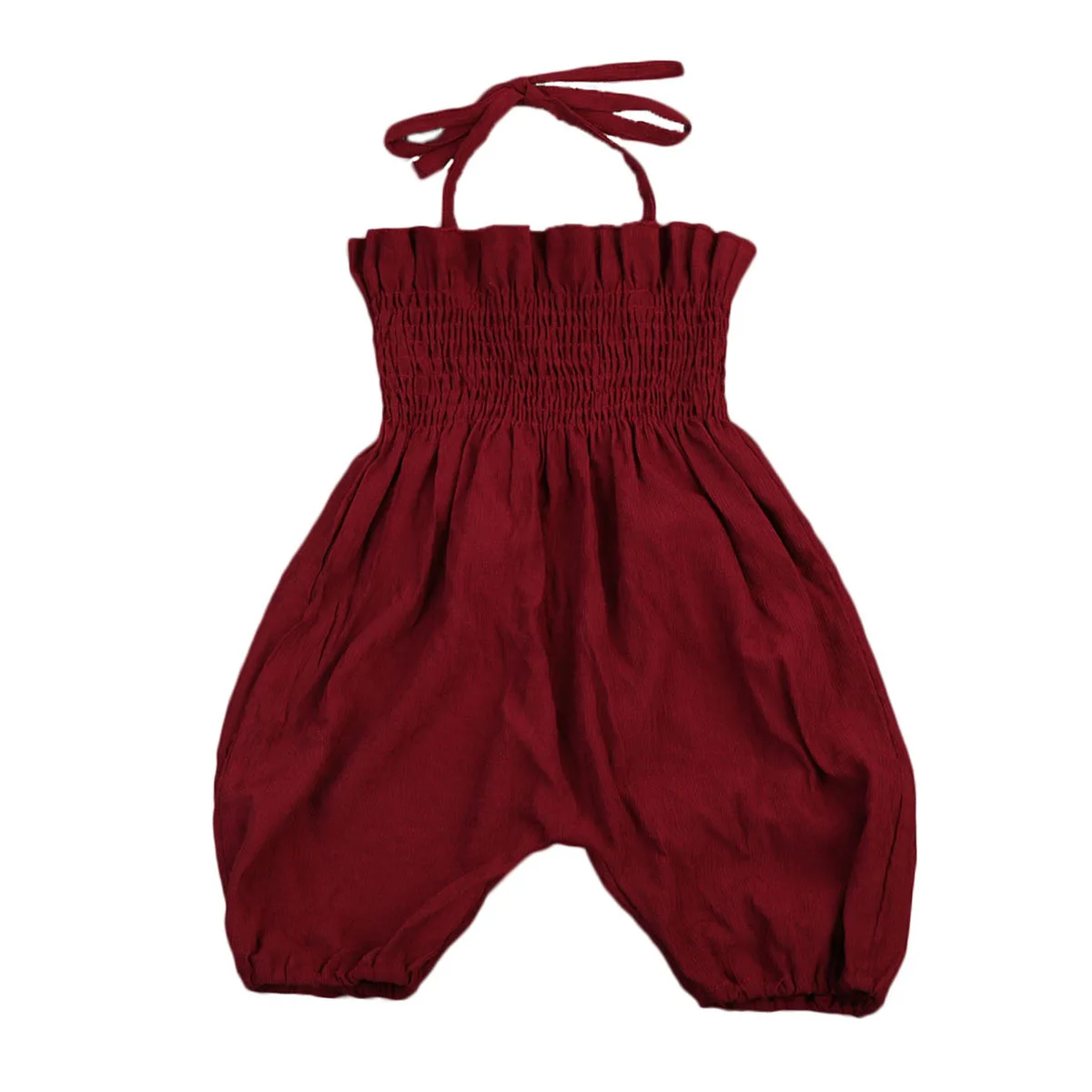 Комбинезон для новорожденных без рукавов на бретелях| |