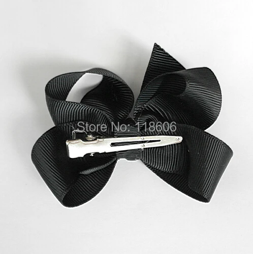 100 шт. белый классический витой Бутик волос бант хвост аксессуары заколка для