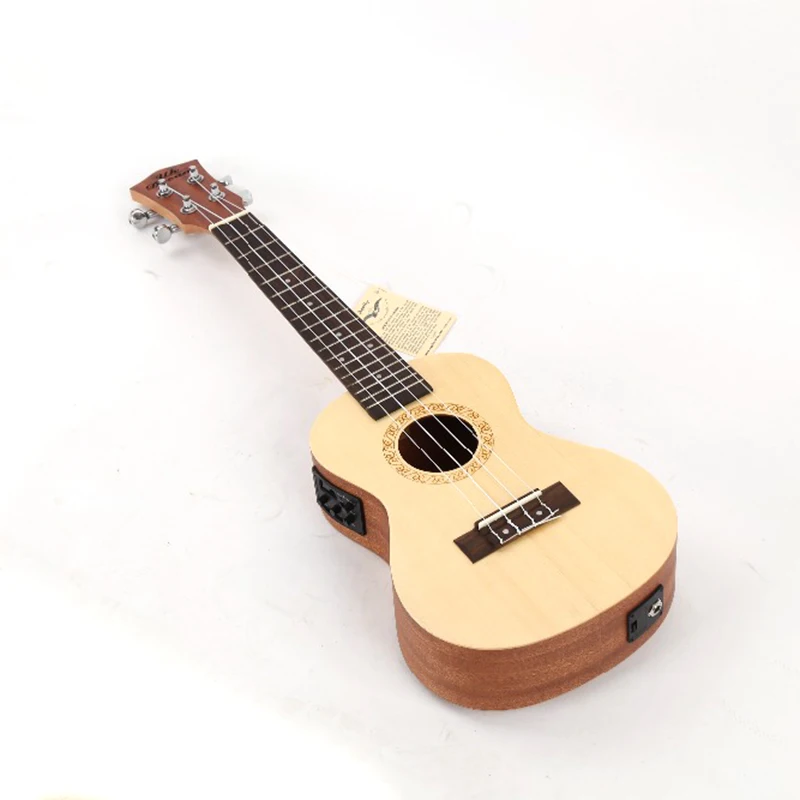 Музыкальные инструменты 23 дюйма четыре струны укулеле гитара 17 ладов арочная
