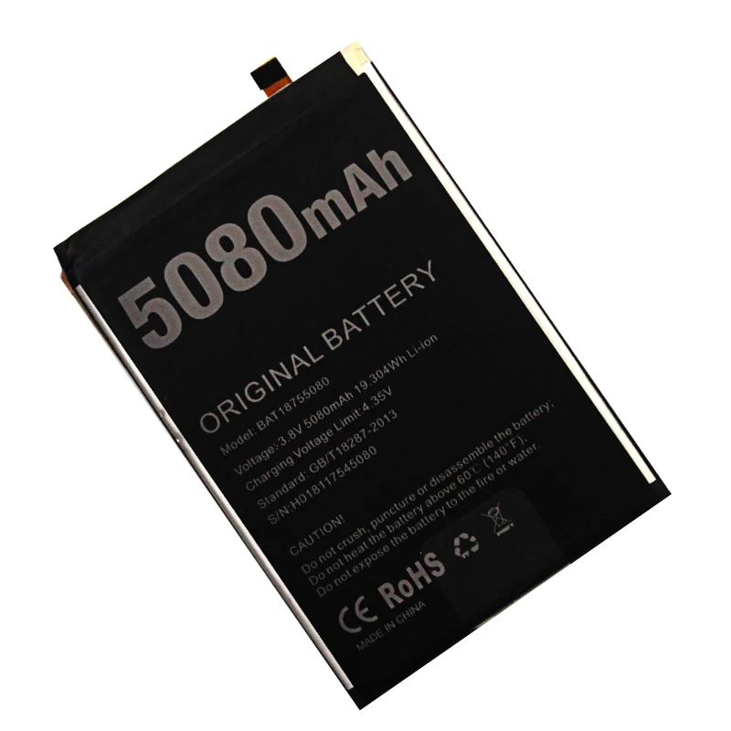 Замена батареи DOOGEE Y7 PLUS 100% оригинал новинка высокое качество высокая емкость 5080