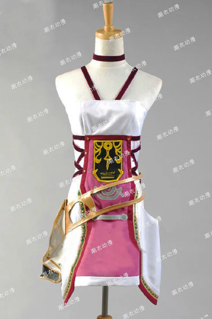2016 Final Fantasy XIII-2 FF 13-2 Серах фаррон Косплэй CostumeSerah платье | Тематическая одежда и