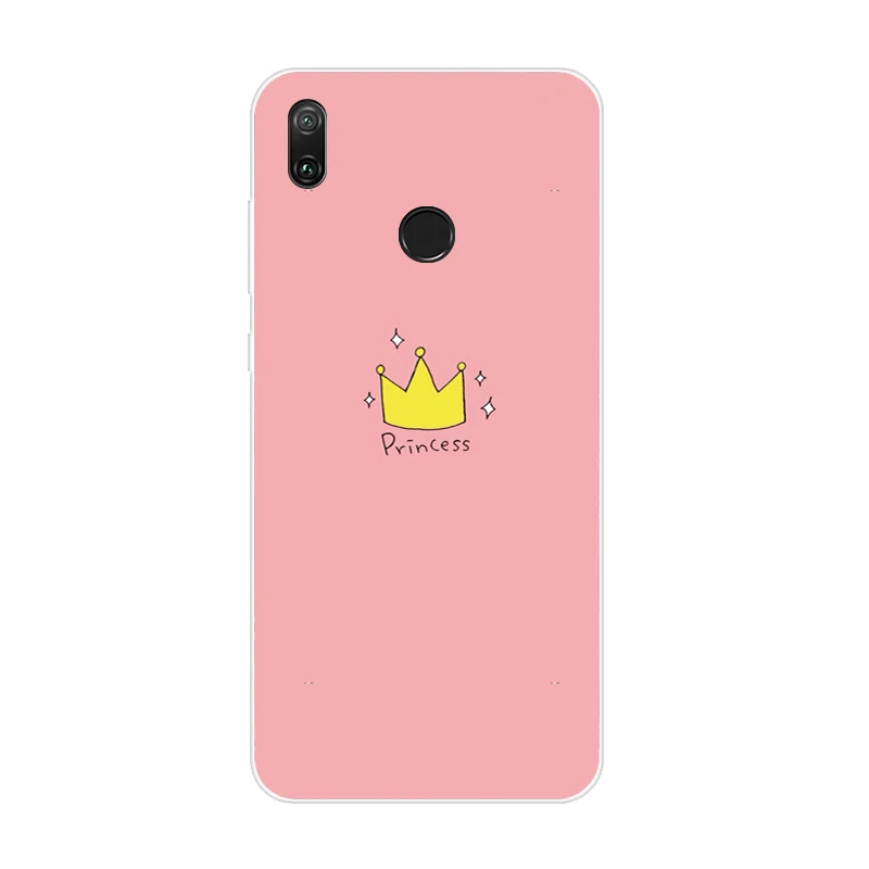 Мягкий ТПУ чехол для телефона huawei Y7 2019 силиконовый fundas Capa |