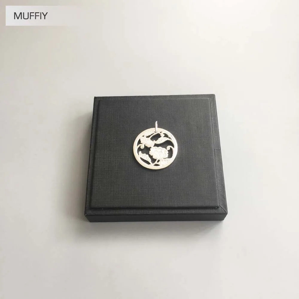 Кулон с цветочным орнаментом модные блестящие ювелирные украшения для женщин в