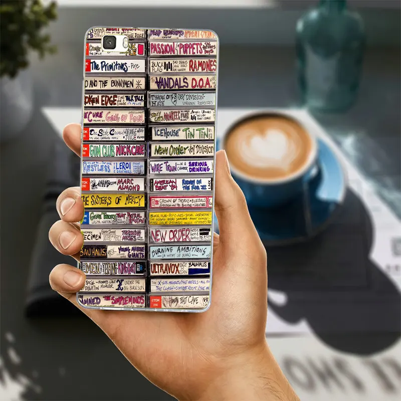 Soft Phone Case for Huawei P8 P9 P10 P20 Lite Mate 10 Pro Y5 Y6 Y3 II Y7 Honor 6X 9 Nostalgic Calculator Cassette Tape | Мобильные