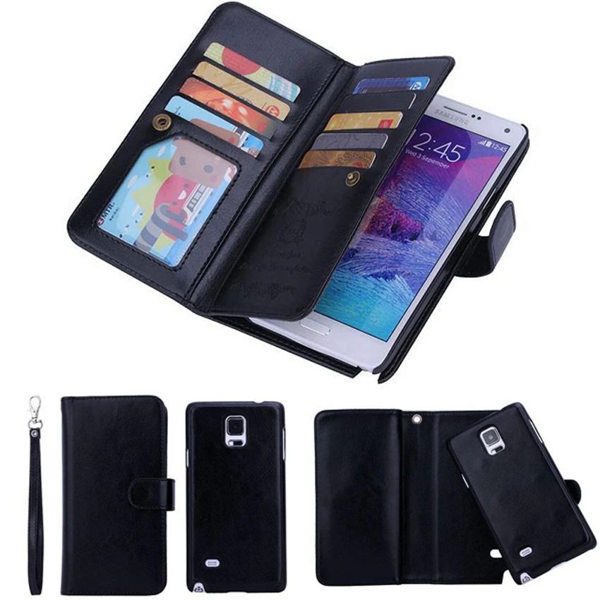 Магнитный чехол бумажник 2 в 1 из искусственной кожи для Samsung Galaxy S10Plus S9Plus S8Plus 9