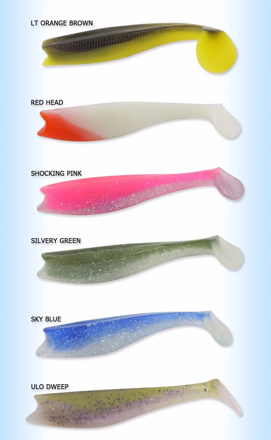 Горячая Распродажа, 11 см, PRO Swimbaits, весло, хвост, приманка, 4,3 дюймов, Мягкая приманка для щуки, трески, баса, рыболовные наконечники, приманка, мягкие виниловые приманки, 4 шт./лот