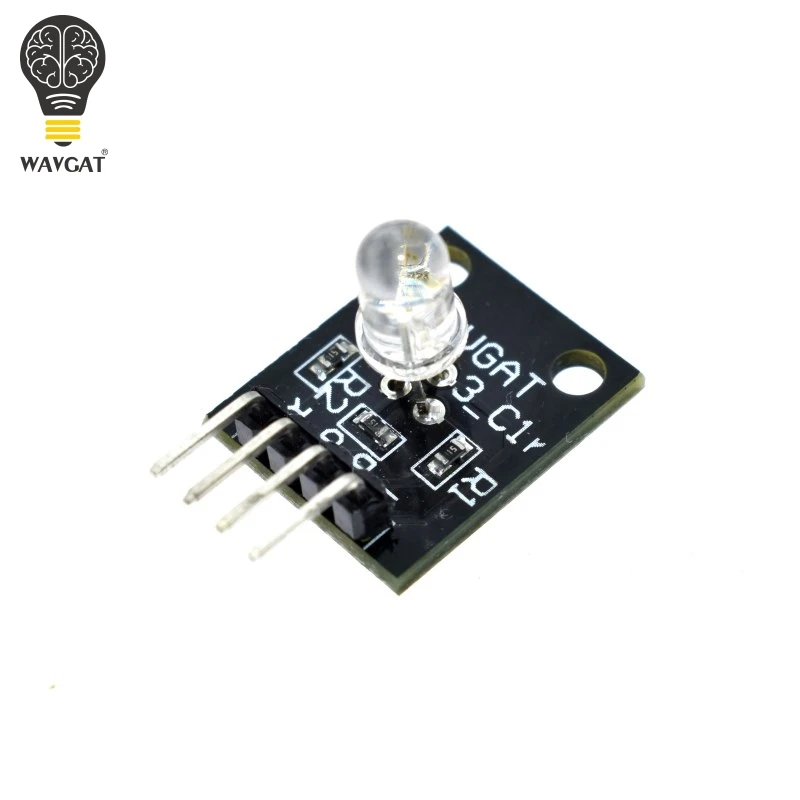 WAVGAT умная электроника 4pin RGB модуль KY 016 три цвета 3 светодиодный датчика для Arduino DIY