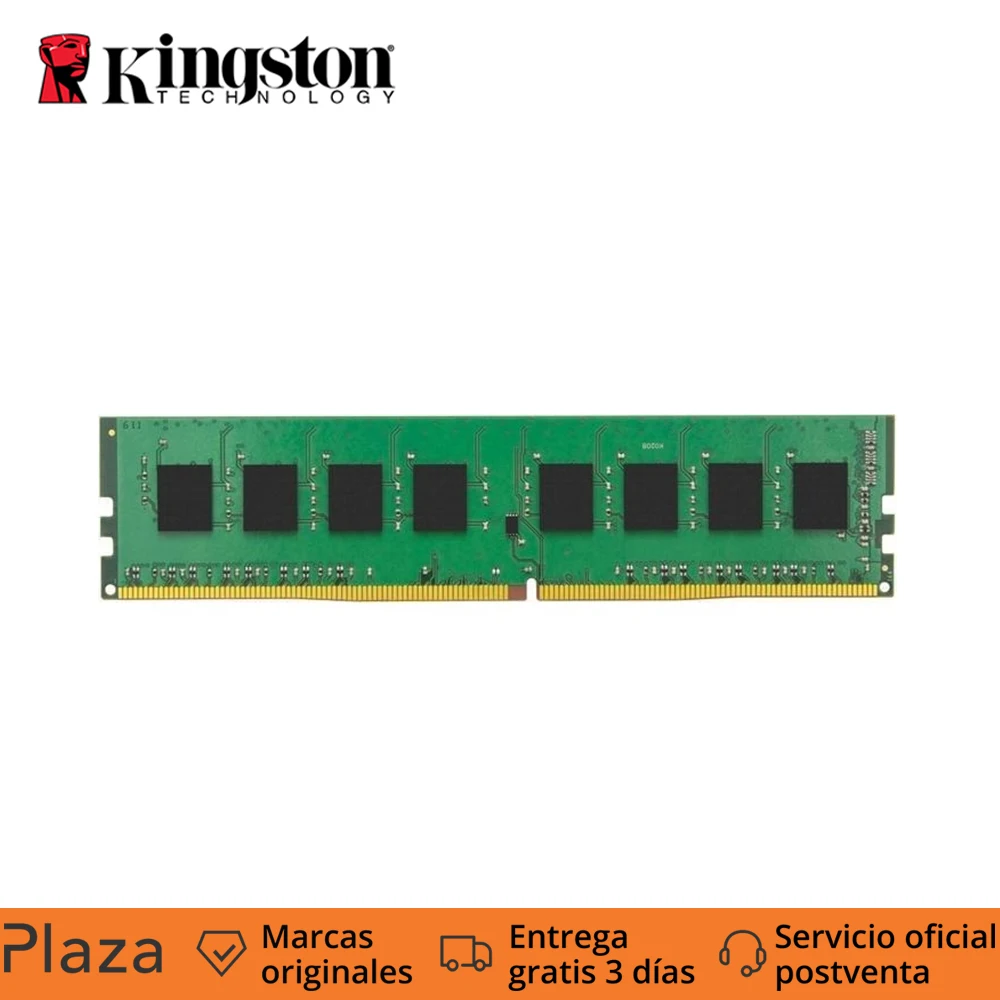 Kingston Технология ValueRAM KVR24N17S6/4 4 Гб 1x4 GB DDR4 2400 МГц 288 pin DIMM черный зеленый|Оперативная