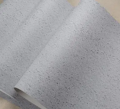 Solid Grey Виниловая текстура мрамора цементный камень 3D обои рулоны Расширенная горизонтальная 3d полоса настенная бумага 3d papel de parede - Цвет: Solid Grey