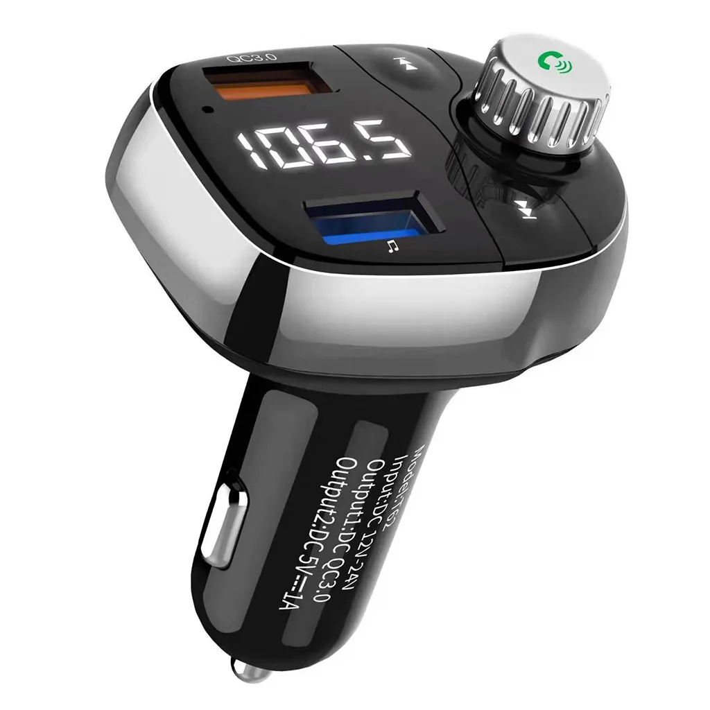 Беспроводной автомобильный FM-передатчик Bluetooth автомобильное зарядное