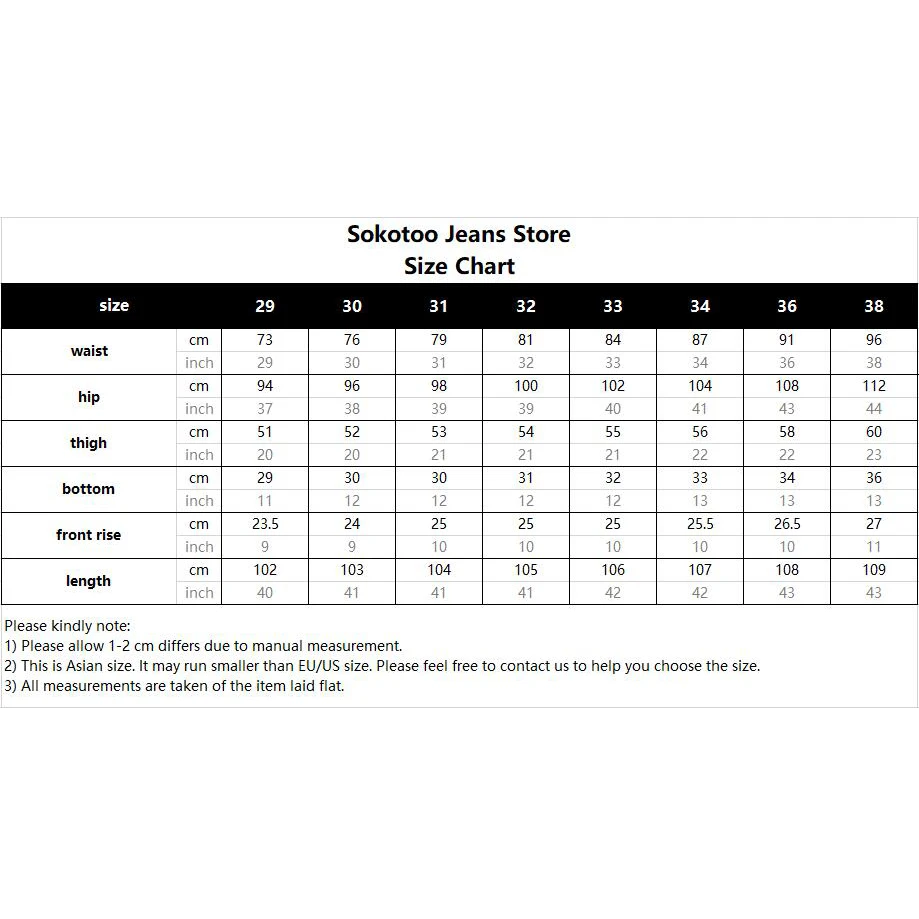 

Sokotoo Men's military army green big pockets cargo jeans Slim straight stretch denim pants