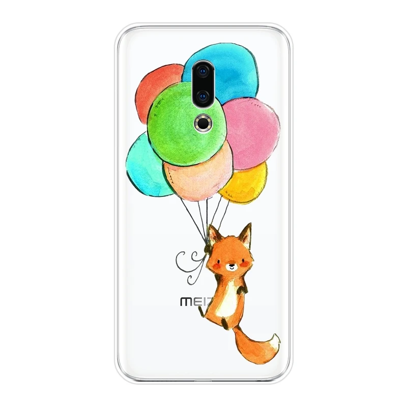 Задняя панель для Meizu U10 U20 Pro 6 7 Plus мягкий силиконовый чехол телефона с кошкой