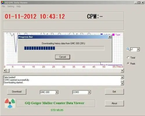 Счетчик Гейгера GQ GMC 320 + V4 детектор ядерного излучения бета гамма