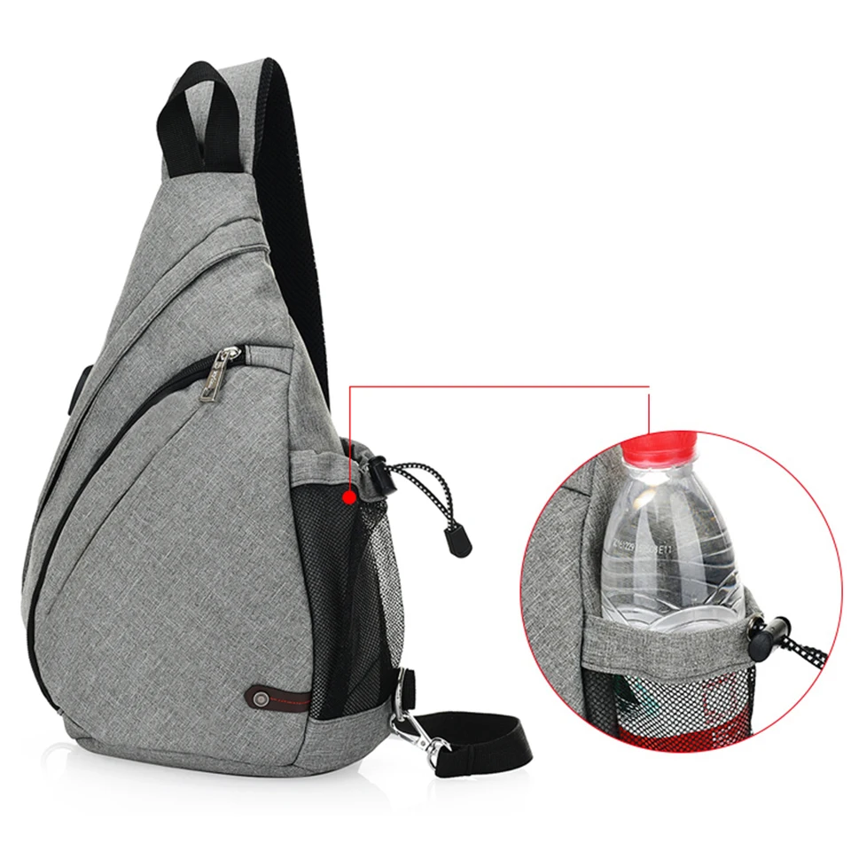 Мужская нагрудная Сумка Crossbody сумки на плечо для женщин Bagpack мужской курьерские