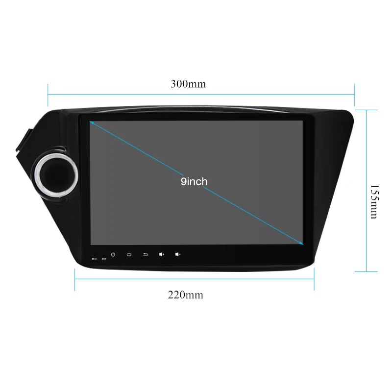 Junsun K2 Радио 2 DIN android автомобильный automagnitol T3 quad core GPS навигации для KIA РИО 2012 2013 2014 2015