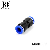 free shipping 1pc straight type pu pe py pv pneumatic push in fittings for air water hose and tube connector 4 to 16mm