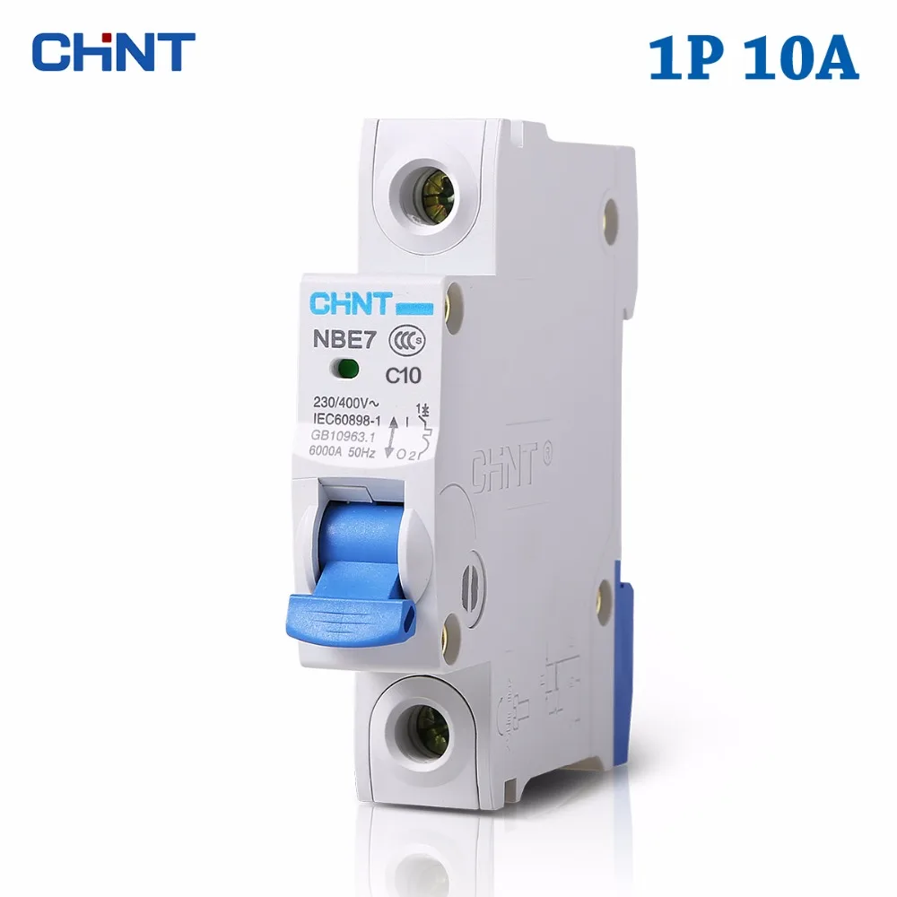 1P 10A/16A/20A/25A/3 230/400V Мини автоматический выключатель MCB c тип 18 мм защита от