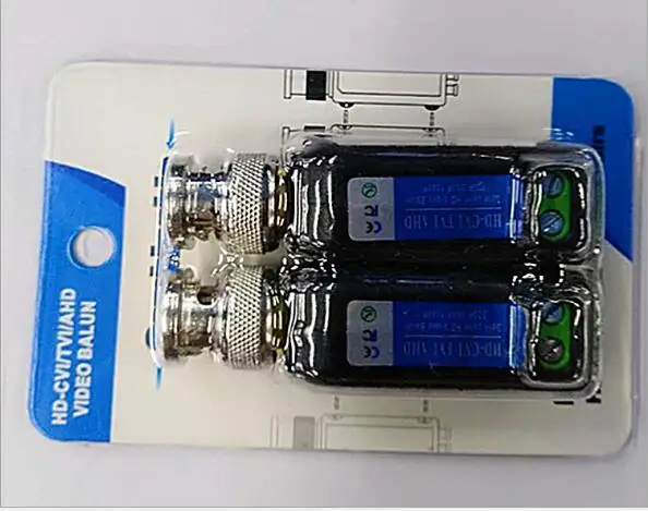 BNC Video Balun Connector Plug Adapter Mini Coax 218B | Безопасность и защита