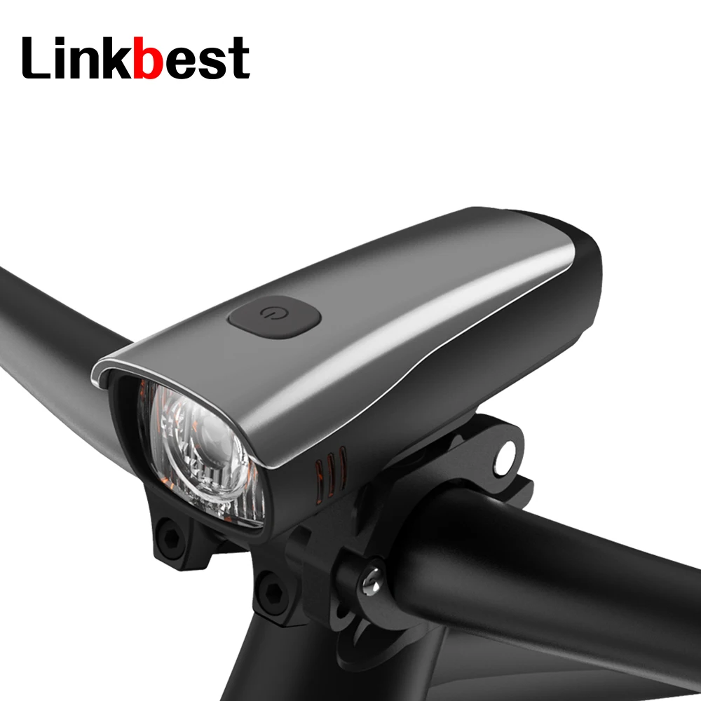 

Linkbest 300 Lumens USB Rechargeable LED Bike Light Cycling Headlight Flashing Light Front Lamp For Bicycle