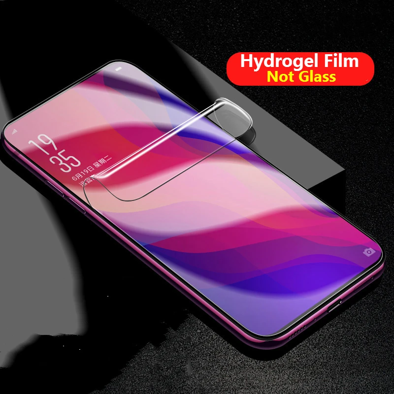 ТПУ гидрогель протектор переднего экрана для OPPO R15 R17 RX17 Pro R16 F1 F1S F5 F7 F9 Find X полное