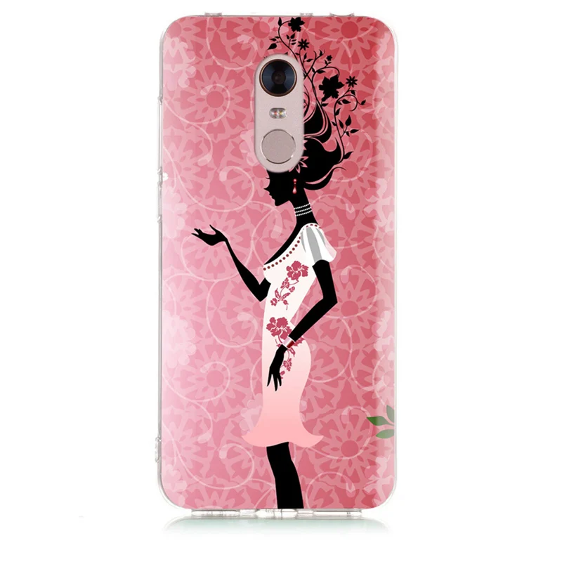 For Xiaomi Redmi 4X Note 3 Mi A1 4 Pro 4A 5 6 5A 6A TPU Colorful Scenery Flower Painted Case Fundas D018 |