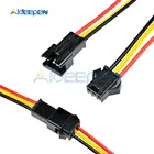 10 пар 10 см15 см30 см JST SM 3-контактный 3-контактный разъем провод Папа-мама соединительный кабель 3 мм для светодиодных лент Драйвер лампы