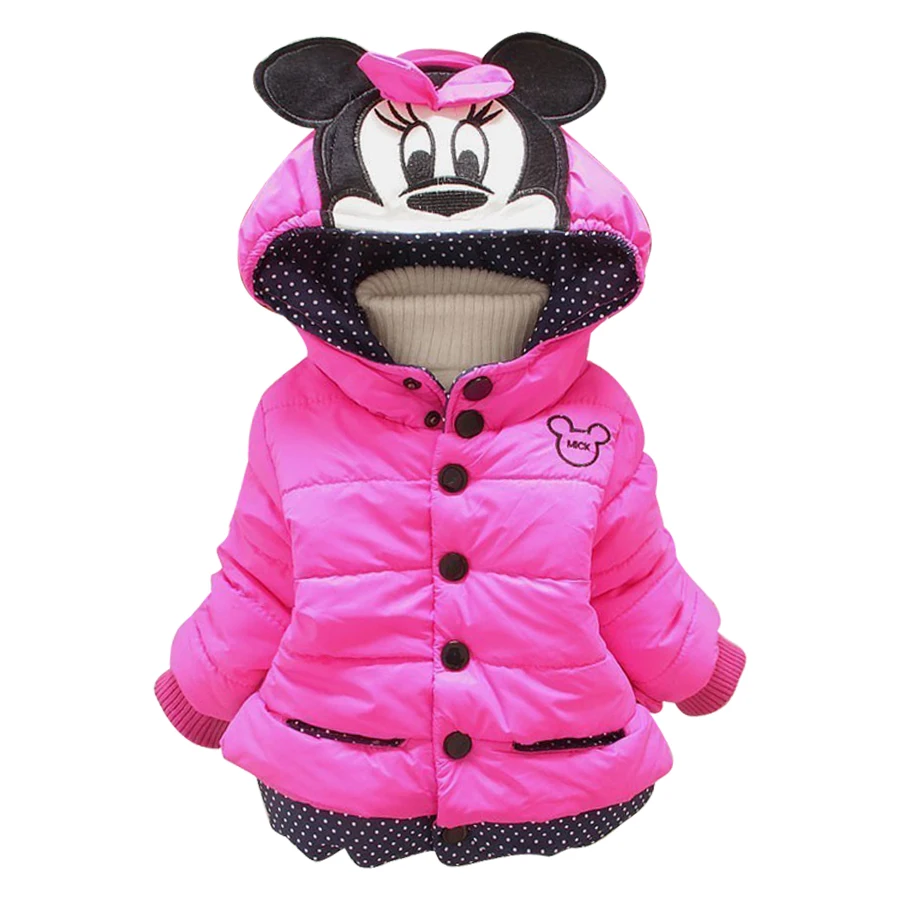 Большой размер Осень зима 2020 детские толстовки с Минни куртка и пальто одежда для