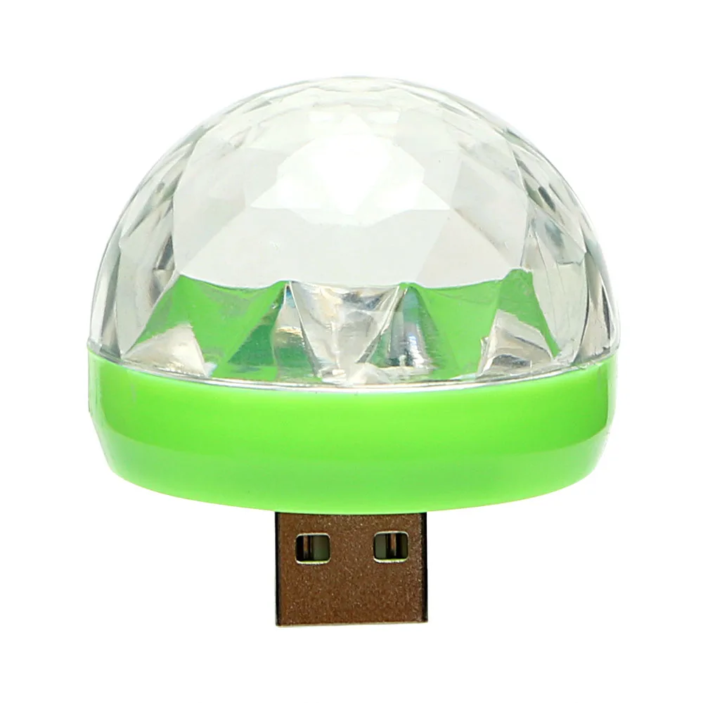 Oval Green YOSOLO UFO Форма Красочный волшебный шар USB светодиодный светильник для сцены Mini USB светодиодный вечерние светильник s интерьерное декоративное украшение - Название цвета: Oval Green
