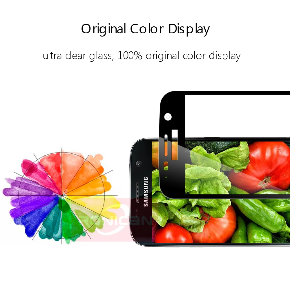 Закаленное стекло с покрытием всего экрана для Samsung Galaxy J3 J5 J7 2017 2016 A3 A5 on J2 Prime