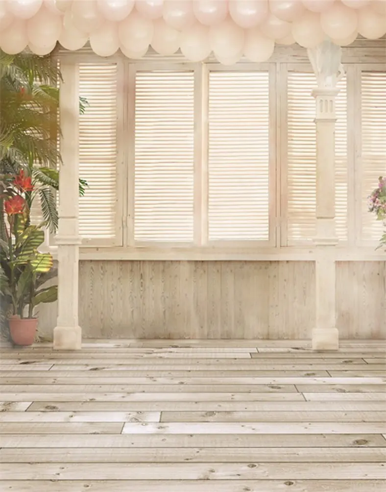 

5x7ft Wooden Floor Door Room Photography Backdrops Photo Props Studio Background