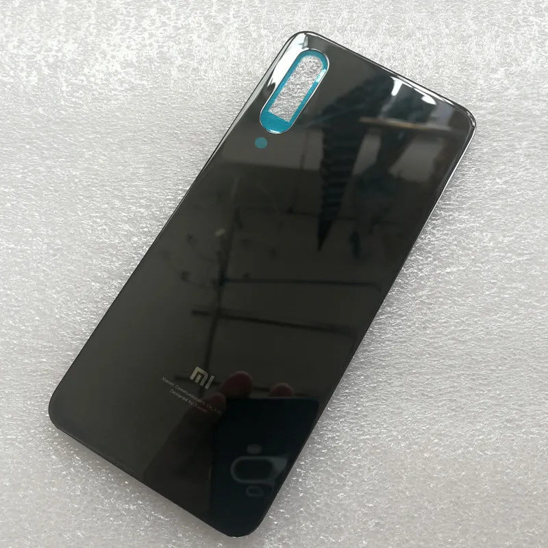 Black 3D стекло для mi 9 SE чехол для батареи запасные части для Xiao mi 9 SE mi 9 SE/mi 9 SE задняя крышка для батареи Чехол для телефона - Цвет: Black