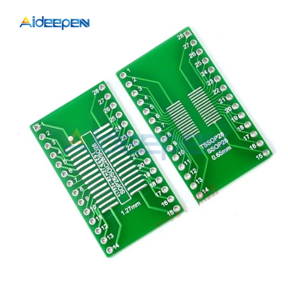 10 шт. SSOP28 SOP28 TSSOP28 к DIP28 адаптер конвертер PCB плата 0 65/1 27 мм | Инструменты